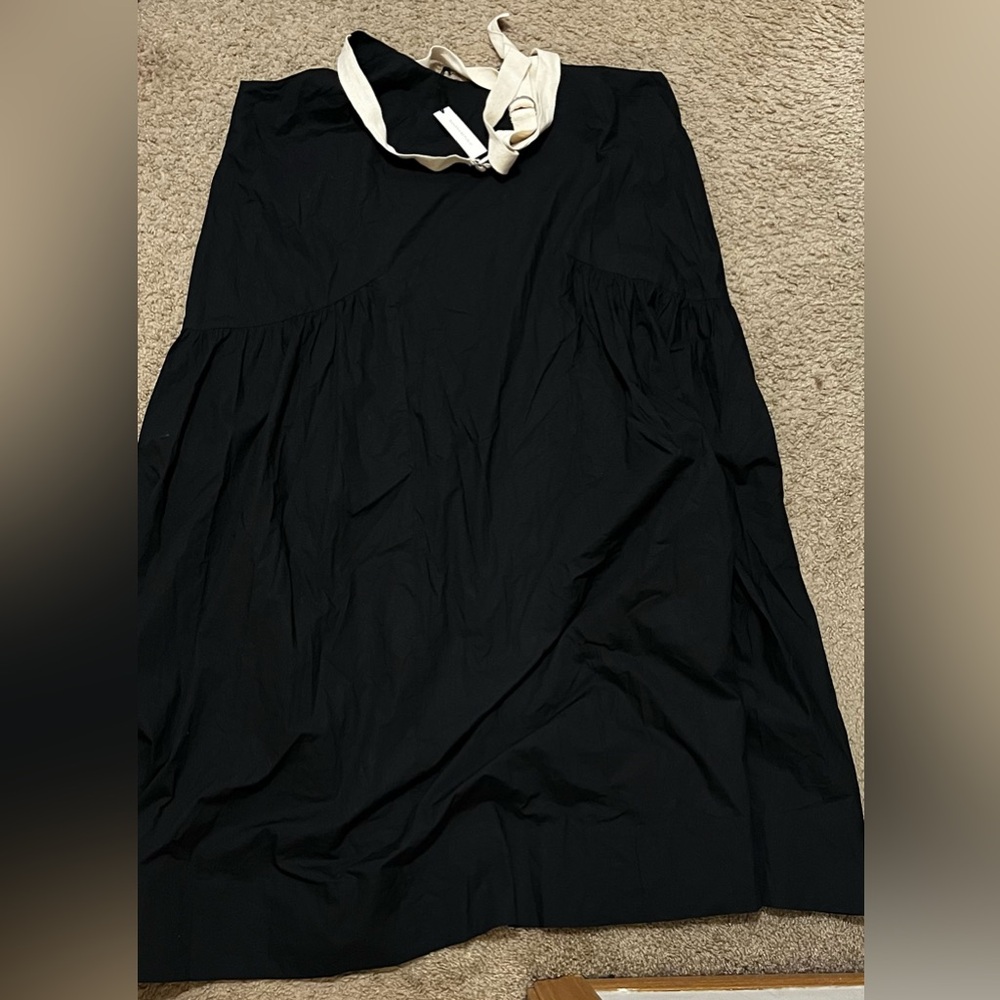 BANANA REPUBLIC COTTON POPLIN SWING MAXI DRESS - Picture 10 of 10